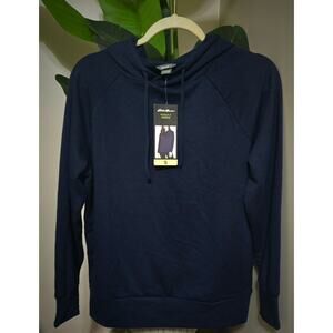 NwT Small Eddie Bauer Women's Hoodie with Drawstring Soft Fabric Relaxed Fit